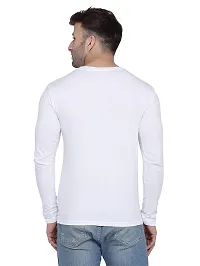 Polo Plus Men Trendy Classic Patti Printed Full Sleeve Cotton T-Shirt-thumb1