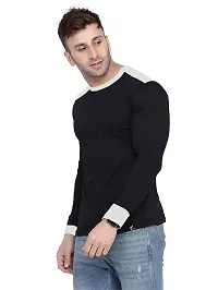 Polo Plus Men Multicolor Latest Classic Yoke Full Sleeve Cotton T-Shirt-thumb2