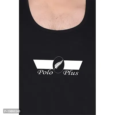 Polo Plus Men with Placement Print Latest Classic Cotton Sando Vest-PSD-03221019P-thumb5