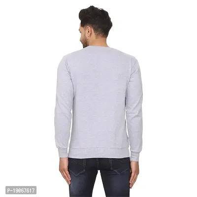 Polo Plus Men Latest Classic Circle Printed Full Sleeve Cotton Sweatshirt-thumb2