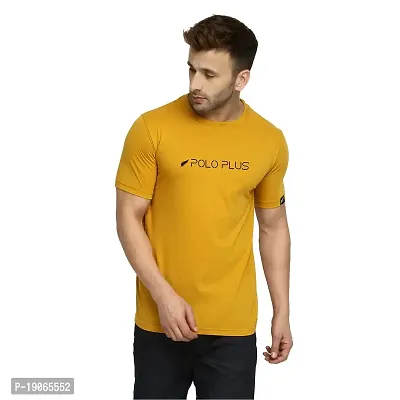 Polo Plus Men-Multicolored Latest Classic Printed Half-Sleeve Cotton T-Shirt-thumb0