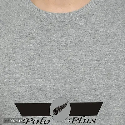 Polo Plus Men Latest Classic Circle Printed Full Sleeve Cotton Sweatshirt-thumb5