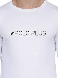 Polo Plus Men Trendy Classic Patti Printed Full Sleeve Cotton T-Shirt-thumb4