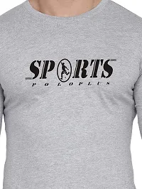 Polo Plus Men Trendy Classic Sport Printed Full Sleeve Cotton T-Shirt-thumb4