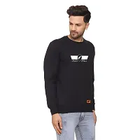 Polo Plus Men Latest Classic Circle Printed Full Sleeve Cotton Sweatshirt-thumb2