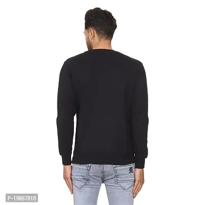 Polo Plus Men Latest Classic Circle Printed Full Sleeve Cotton Sweatshirt-thumb2