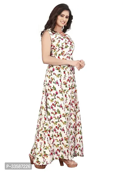 Stylish Crepe Gown for Women-thumb2