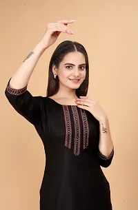 Stylish Crepe Embroidered Kurti for Women-thumb3