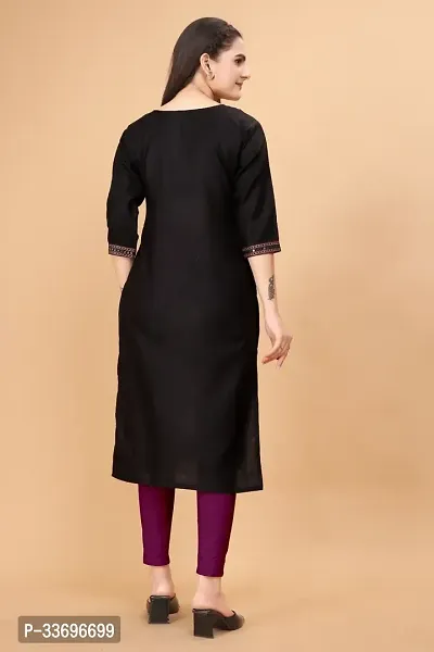 Stylish Crepe Embroidered Kurti for Women-thumb5