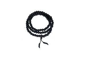 KC PRODUCTS 100% Natural Unpolished Black Sandalwood JAPA Mala | BALCK MALA | Religious Japa Mala FOR Chanting Meditation Pooja Prayer Yoga Necklace [ 108 Beads SIZE 8 MM ]-thumb2