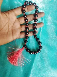 KC PRODUCTS? Natural Ebony Wood (Karungali Kattai) Knotted 27+1 Beads Religious Japa Mala Malai with Tread Tassel for Meditation & Chanting Pooja and Worship [ 10 mm ]-thumb1