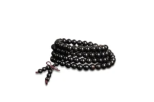 KC PRODUCTS 100% Natural Unpolished Black Sandalwood JAPA Mala | BALCK MALA | Religious Japa Mala FOR Chanting Meditation Pooja Prayer Yoga Necklace [ 108 Beads SIZE 8 MM ]-thumb3