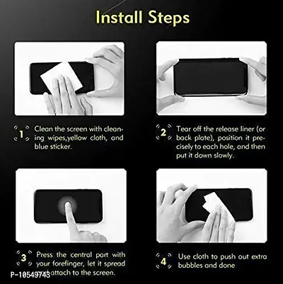 KC PRODUCTS Tempered Glass Screen Protector Compatible for VIVOY12S Full Screen Coverage (Except Edges) and Free Complete Easy Installation kit-thumb2