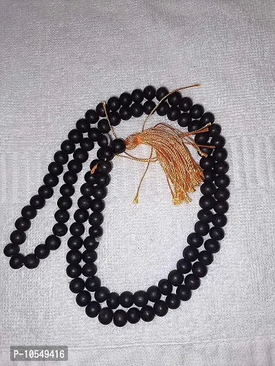 KC PRODUCTS? Natural Ebony Wood Japa Mala (Karungali Kattai) 108+1 Beads Religious Japa Mala Malai with Tread Tassel for Meditation & Chanting Pooja and Worship [ 12mm ]-thumb4