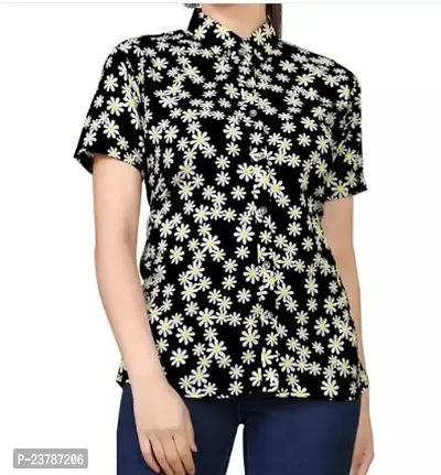 Elegant  Rayon Half Sleeve   Shirt For Women