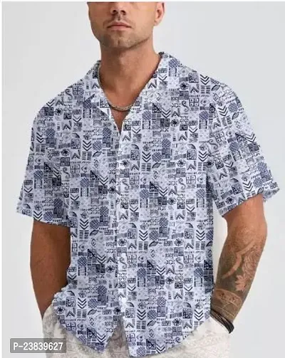 Stylish Rayon Short Sleeves Shirt For Men