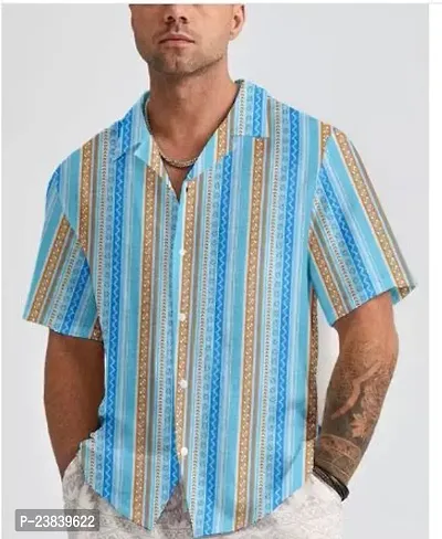 Stylish Rayon Short Sleeves Shirt For Men