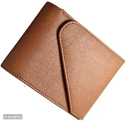 LIGHT BROWN WALLET FOR MEN SYNTHETIC LEATHER-thumb0