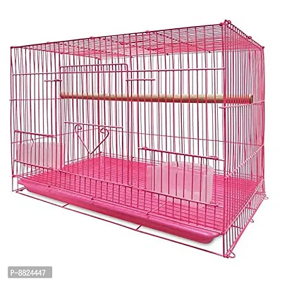 Bird Cage Medium Size Bird for Budgies, Finches, Gouldian Finches, Canaries (Black)-thumb0