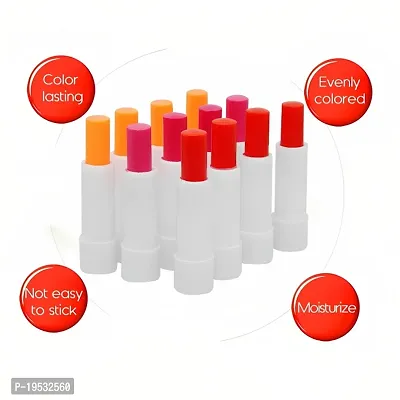 crazy lips| lip balm color | combo pack of lip balm | multi color lip balm | lip balm| glossy lip stick |12 color lip balm-thumb4