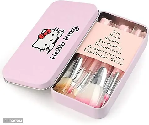 DD Hello Kitty Foundation Brush -Pack of 7 Pink-thumb0