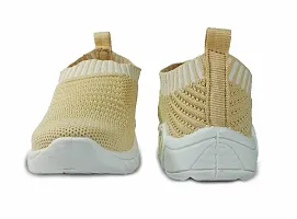 Kicck Kids Casual Shoes for Girls | Running Shoes for 1 to 5 Years Kids | Colour: Beige-thumb3