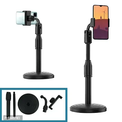 Mobile Holder Phone Stand with 360 Degree Mobile Rotation and Height Adjustable-thumb0