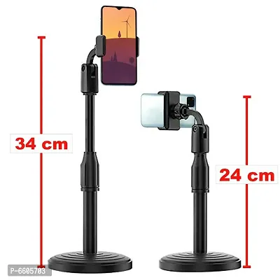 Mobile Holder Phone Stand with 360 Degree Mobile Rotation and Height Adjustable-thumb5