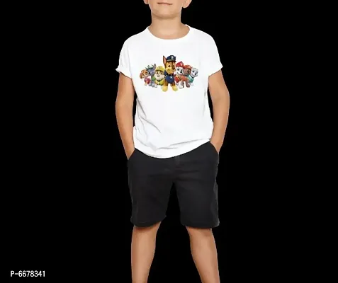 Kids Unisex Printed  Polyster Tshirts-thumb0