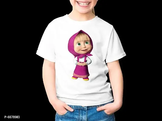 Kids Unisex Printed  Polyster Tshirts