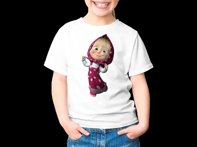 Kids Unisex Printed Polyester T-shirts