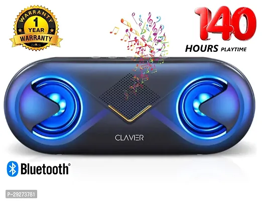 CLAVIER Supersonic 10 Watt 5.0 Channel Wireless Bluetooth Portable Speaker (Black)-thumb0