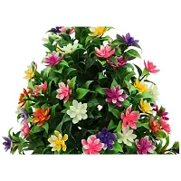 Mundeya Artificial Plant with Plastic Pot for Home Balcony Decoration (Multicolor)-thumb1