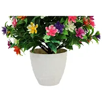 Mundeya Artificial Plant with Plastic Pot for Home Balcony Decoration (Multicolor)-thumb2