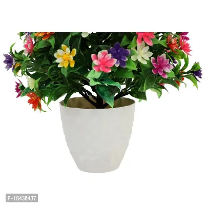 Mundeya Artificial Plant with Plastic Pot for Home Balcony Decoration (Multicolor)-thumb3