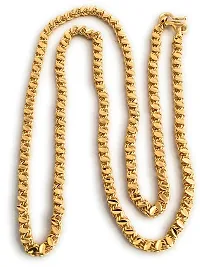 VR Fashion HUB Copper Gold Plated 24 Long inch Chain For women and Girls-thumb1