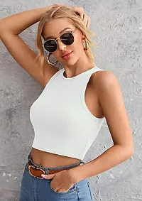 Stylish Lycra Crop Top for Women-thumb1