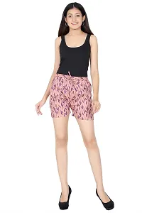 ceil Women's Cotton Night Wear Lounge Wear Shorts Combo Pack of 2-thumb3