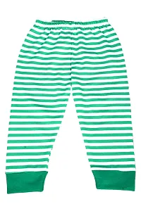 Stylish Cotton Printed Full Length Green  Bottomwear Pajamas For Boys Pack of 3-thumb1