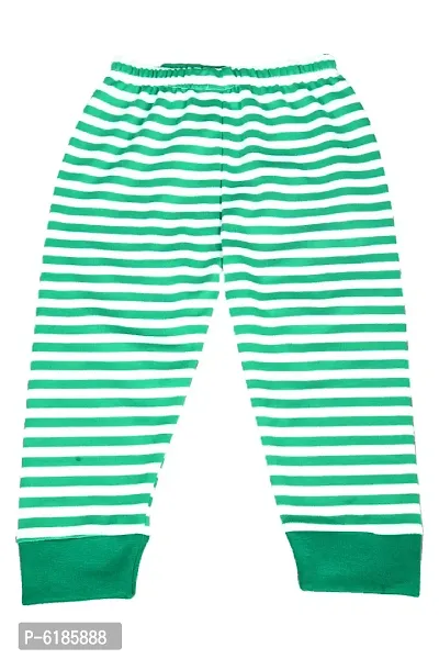 Stylish Cotton Printed Full Length Green  Bottomwear Pajamas For Boys Pack of 3-thumb2