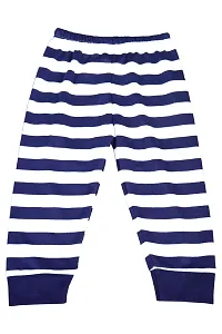 Stylish Cotton Printed Full Length Blue Bottomwear Pajamas For Boys Pack of 3-thumb2