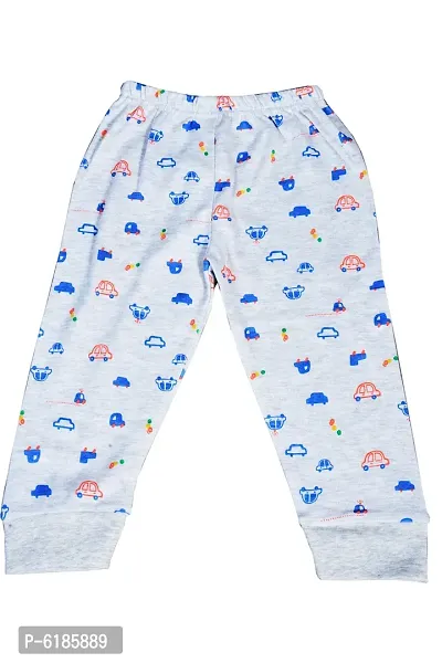 Stylish Cotton Printed Full Length Blue Bottomwear Pajamas For Boys Pack of 3-thumb4