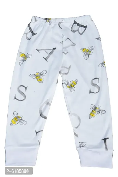 Stylish Cotton Printed Full Length Yellow Bottomwear Pajamas For Boys Pack of 3-thumb4