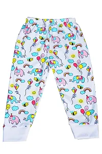 Stylish Cotton Printed Full Length Elephant Bottomwear Pajamas For Boys Pack of 3-thumb2