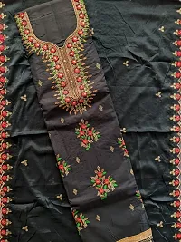 Classic Cotton Silk Embroidered Dress Material with Dupatta for Women-thumb2
