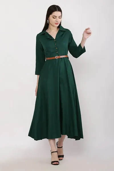 Stylish Poly Crepe Dress For Women