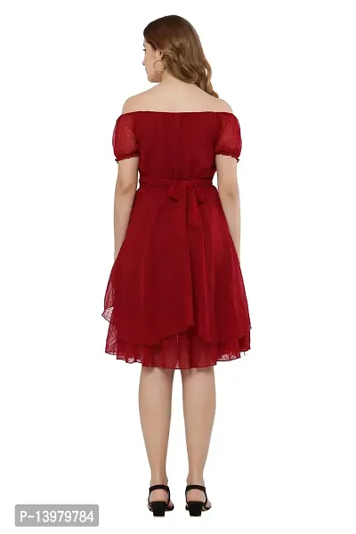 Stylish Fancy Georgette Dresses For Women-thumb2