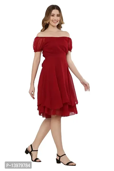 Stylish Fancy Georgette Dresses For Women-thumb3