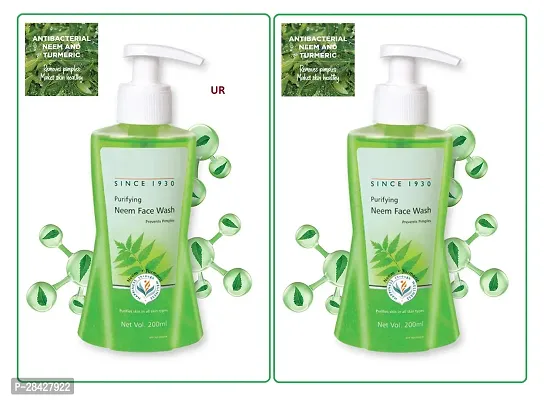 Purifying Neem Face Wash 200 ml Pack of 2-thumb0