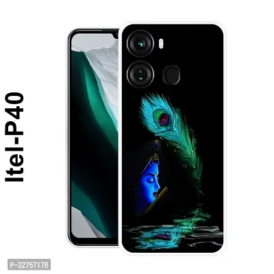 Stylish Multicolored Silicone Printed Back Case Cover For Itel-P-40-thumb0